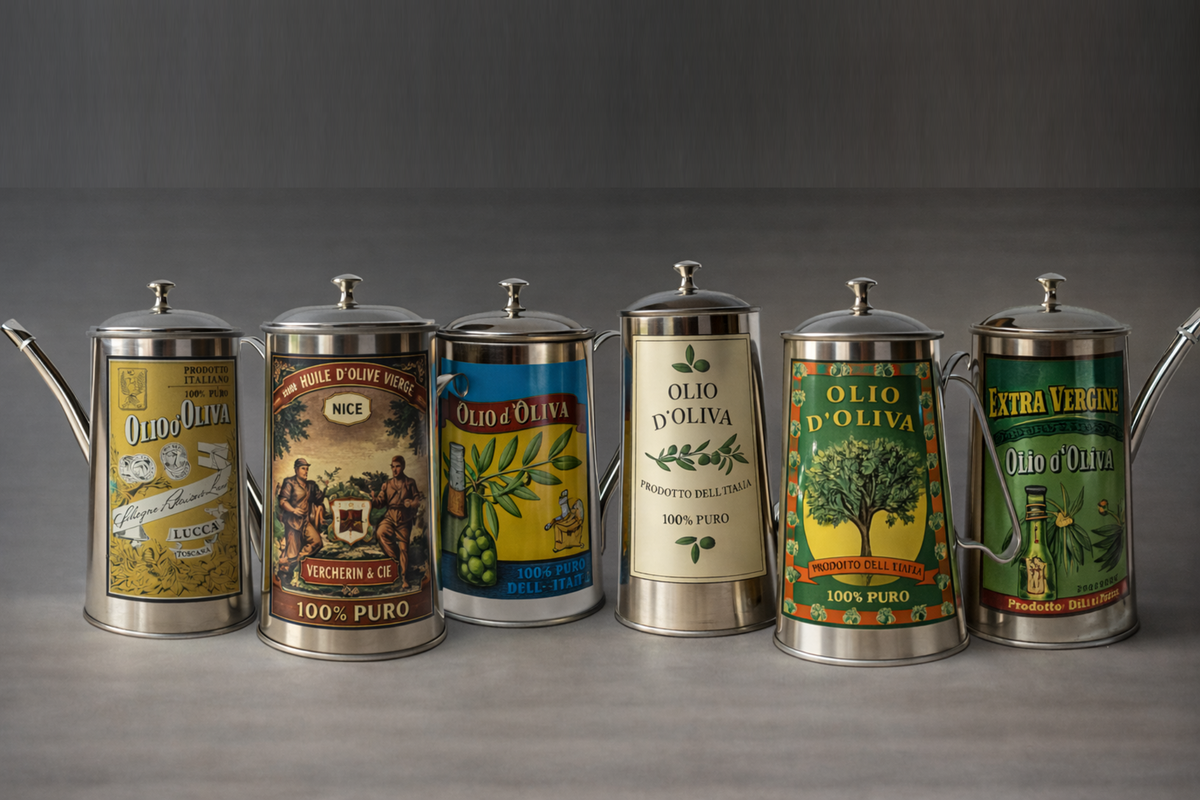 Stainless Steel Olive Oil Cans (Container only)