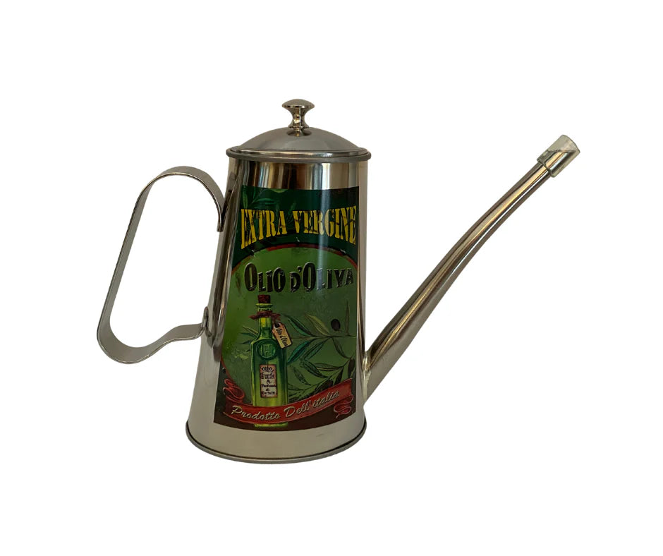 2 Cup Stainless Steel Olive Oil Container– (EXTRA VERGINE (Virgin))