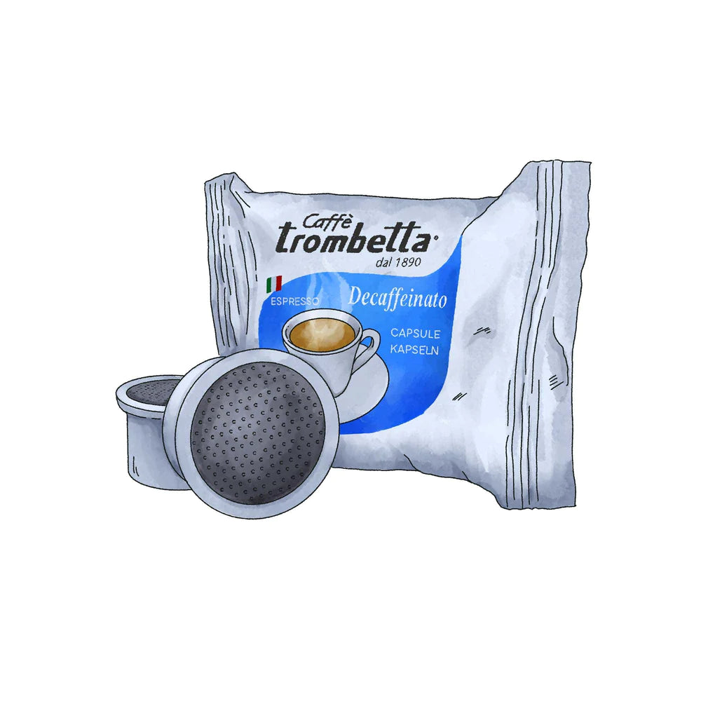 Caffè Trombetta l’espresso Decaf Capsules  (50 count)
