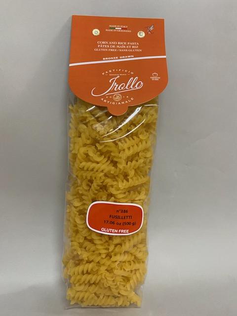 Package of Irollo gluten-free Fusilletti n. 287 pasta 