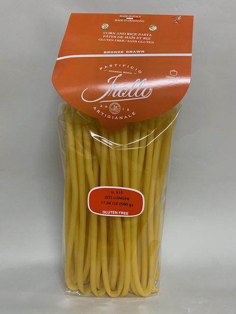 Package of Irollo gluten-free Ziti Lunghin n. 515 pasta 